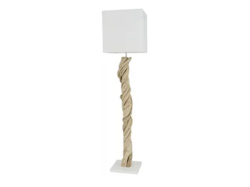 ZANAGA - Wooden floor lamp by Flam & Luce - view 2